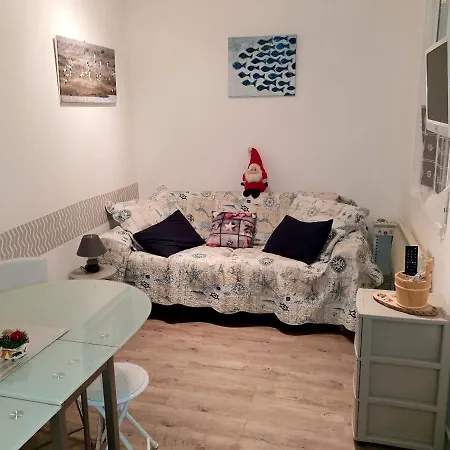 Apartman Studio In With Wonderful Sea View Furnished Garden And Wifi 500 M From The Beach Ault